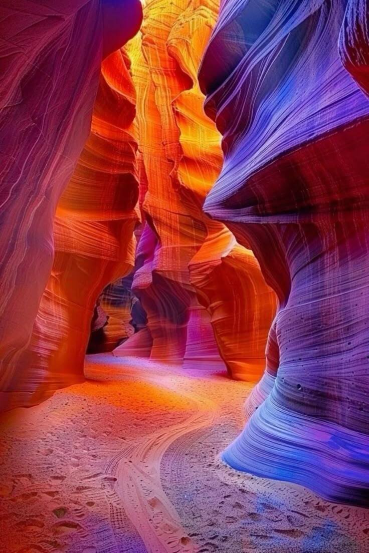 Farbiger Canyon